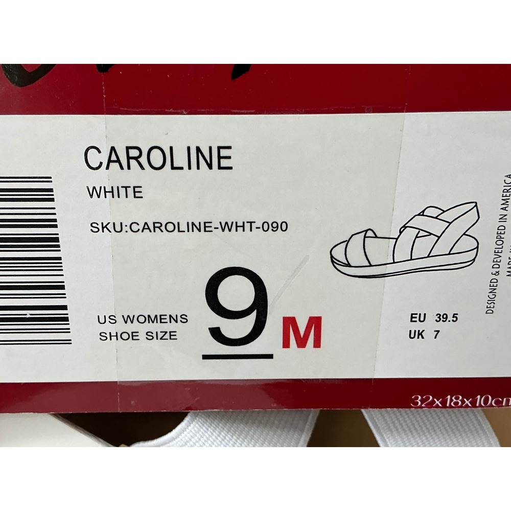 Journee Collection Caroline Sandals Womens9 White Excellent Espadrille Platform - Picture 10 of 10